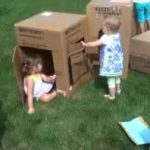Toddlers and Boxes: “Hi! Hi!"